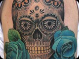 day-of-the-dead-skull-and-roses-by-Todo-ABT-Tattoo